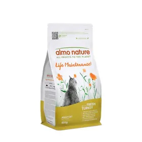 Comparer les prix de Life Maintenance - Croquettes pour Chats Adultes avec Dinde Fraîche comme 1er Ingrédient - Sac de 400g