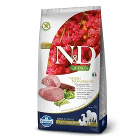 Comparer les prix de FARMINA N&D WEIGHT MANAGEMENT Quinoa Agneau & Brocolis pour Chien en Surpoids