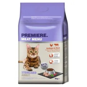 Comparer les prix de PREMIERE Croquettes chat adulte stérilisé 4 kg