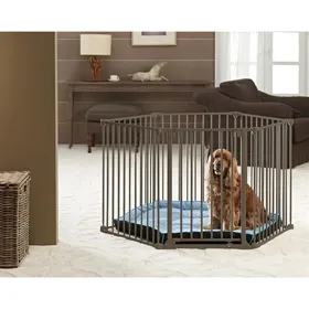 Comparer les prix de Enclos chiot et chaton multifonction DogParck DeLuxe