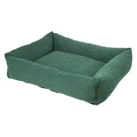 Meilleurs prix pour Fantail Courbe pour chien Snug Botanical Green 100x80cm (Chat, Chien), Panier pour chien + chat