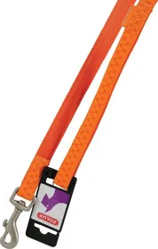 Meilleurs prix pour Laisse Mac Leather Orange 1.20m 