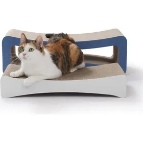Meilleurs prix pour Griffoir en carton pour chat Zolia Aube - 60x23x20cm