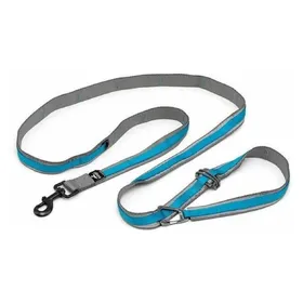 Comparer les prix de Laisse mains libres - KURGO - QUANTUM - 6 positions - 120 à 180 cm - Bleu