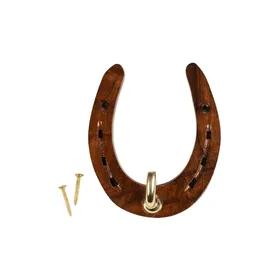 Comparer les prix de Crochet de fer à cheval en bois et laiton HKM