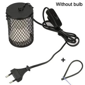 Meilleurs prix pour 1 Lampe chauffante céramique E27 grille fer crochet suspension infrarouge pour reptiles et poussins .