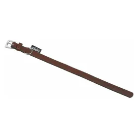 Meilleurs prix pour Collier Chien Cuir D'agneau Brun 60cmx30mm
