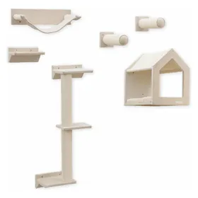Comparer les prix de Kerbl Mur d'escalade Monte Falco Beige, 6 pièces, type de produit (40 cm, Beige, Bois), Arbre à chat