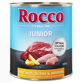 Meilleurs prix pour Rocco Junior 6 x 800 g - bœuf, poulet, pommes de terre