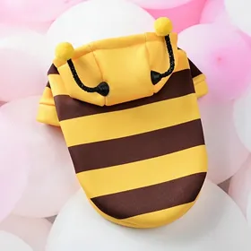 Comparer les prix de Costume d'abeille mignon Sweat à capuche pour chien et chat - Pull épais pour animal de compagnie Tenue chaude pour Halloween Cosplay & Usage quotidien Vêtements pour animaux de compagnie Vêtements pour chiens (YELLOW,XL) jaune