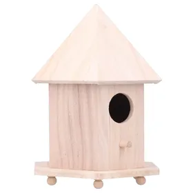 Comparer les prix de Nichoir à oiseaux en bois avec support pour décoration de jardin et terrasse white