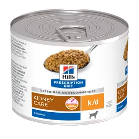 Comparer les prix de Hill's Aliment humide Prescription Diet Canine k/d pour chiens 350 GR