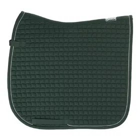 Comparer les prix de Eskadron Tapis de selle Cotton avec cordelette argentée - Taille VS - Vert