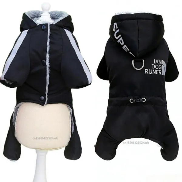 Vêtements imperméables pour chiens, manteau réfléchissant pour animaux de compagnie pour petits et moyens chiens, vestes d'hiver chaudes en polaire pour chiens, imperméable pour chiots, tenue pour chihuahua M – photo 3
