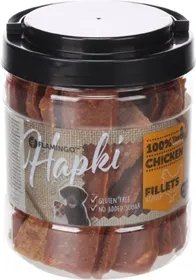 Meilleurs prix pour Friandises Flamingo Hapki Tranches de poulet pour chien - Lot de 3x 500g