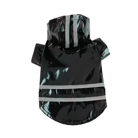 Meilleurs prix pour Imperméable pour petit chien Réfléchissant Imperméable Coupe-vent Manteau pour animal de compagnie Chiot Chiens Imperméable Chihuahua Bouledogue Animaux Cape Poncho Vêtements (Black,S) noir