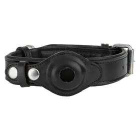 Comparer les prix de Barry King Obroża skórzana, S: 33-44 cm/30 mm, czarny, z miejscem na lokalizator (S, Chien), Collier + laisse