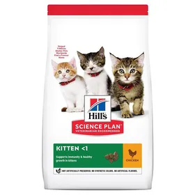Comparer les prix de HILL'S-Hill's Croquettes Chaton Poulet - 1,5 kg