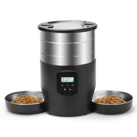 Comparer les prix de Mangeoire automatique pour chats - Phoesky - 4 5L - Smart APP Control - Enregistrement vocal - Acier inoxydable