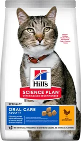 Comparer les prix de Hill's Science Plan Adult Oral Care pour Chat adulte au poulet