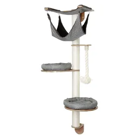 Comparer les prix de Kerbl Arbre à chats mural Dolomit 2.0 Tofana Gris 160 cm 81545