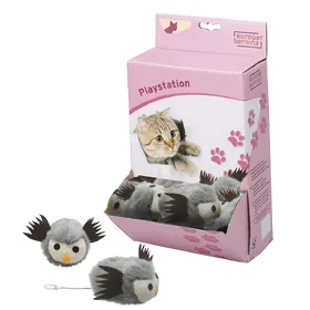Comparer les prix de Ebi Chat Jouant Hibou Avec Corde 7,6 Cm