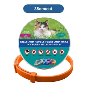 Meilleurs prix pour Nouveau collier pour chat, collier vétérinaire anti-puces et anti-tiques pour chiens et chats, collier antibactérien pour grands et petits chiens~00147