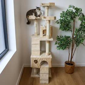 Comparer les prix de Arbre à chat - 170cm - Zoomalia Colossus - 48x48x170cm