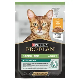 Comparer les prix de Sterilised poulet Pro Plan - Pâtée pour chat