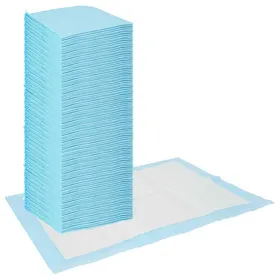 Comparer les prix de Alèses pour animaux - vidaXL - 400 pièces - Bleu et Blanc - 45x33 cm - Absorption efficace - Protection multicouche
