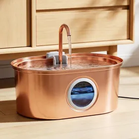 Comparer les prix de Fontaine à Eau Chat 32L en Acier Inoxydable avec Filtre  Pompe silencieuse 25 dBdesign robinetFontaine pour chat