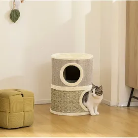 Meilleurs prix pour Arbre à chat 49 cm, double niveau, kaki