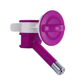 Meilleurs prix pour Distributeur d'eau pour chien chat Buse Abreuvoir Suspendu Tête d'abreuvement Fontaine Mangeoire Accessoire pour animal de compagnie (vert) purple