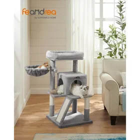 Comparer les prix de Feandrea Sweet Dreams (96 cm, Gris), Arbre à chat