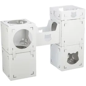 Meilleurs prix pour Arbre à chat en carton - TRIXIE - Casa Cara - Carton 100% recyclé - Modulaire réarrangeable - Pour chats jusquà 8 kg