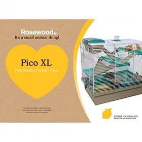 Comparer les prix de Cage ROSEWOOD Pico sarcelle translucide - XL - Bleu - Pour hamsters et souris