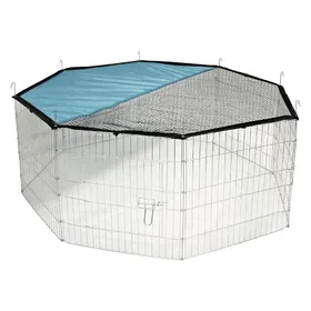 Comparer les prix de Enclos Kerbl octogonal en métal pour rongeur et lapin enclos uniquement L 57 x l 56 cm