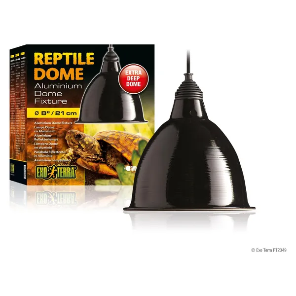 EXO TERRA Lampe Dome a reflecteur en aluminium L - Pour reptiles – photo 2