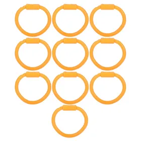 Meilleurs prix pour Lot de 10 anneaux nasaux en nylon pour bétail, vache, équipement pour animaux d'élevage beige