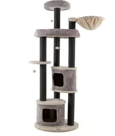 Meilleurs prix pour Arbre à chat XXL - 168 cm - Zolia Tiky - RECONDITIONNE -20% - 60x48x168cm