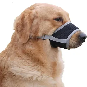 Meilleurs prix pour Muselière en Maille Réglable Anti-Aboiements Morsures Pour Chiens Muselière Buccale Pour Animaux Domestiques Arrêt de Mastication Pour Chiots Sangle en Nylon Accessoires Pour Chiens Produits Pour Animaux (GRAY,XL)