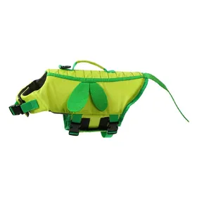 Comparer les prix de Gilet de sauvetage pour chat Petite abeille Gilet de sauvetage pour chien de compagnie Doux Respirant Vêtements de natation pour chien Harnais réglable Gilet de sauvetage pour animal de compagnie Été (green,L) vert