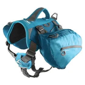 Comparer les prix de Kurgo Baxter - Sac à dos pour chien, la marche ou le camping, bleu côtier - moyen (M)