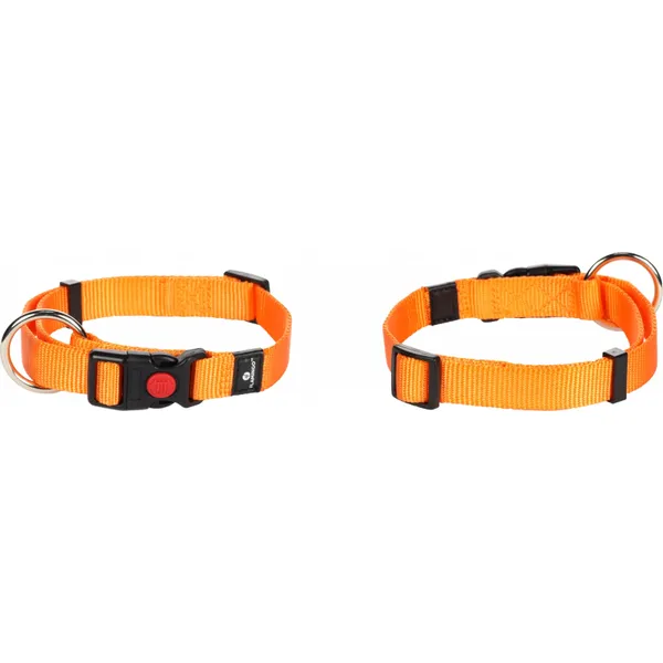 Flamingo Collier Ziggi, orange, 40-55 cm / 20 mm (Chien), Collier + laisse – photo 3
