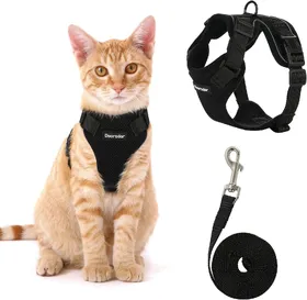 Meilleurs prix pour Corde de traction respirante pour chats, anti-desserrage et réglable, style gilet à corde coulissante, harnais de poitrine pour animaux de compagnie, ultra-fin pour l'été S
