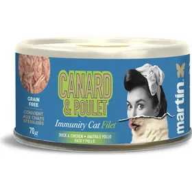 Meilleurs prix pour MARTIN Immunity filet au canard pour chat - 70g