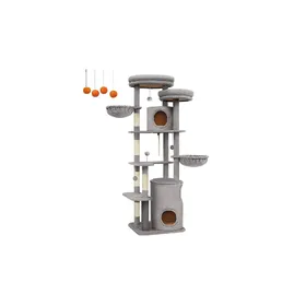 Meilleurs prix pour Arbre à chat 196 cm tissu peluche