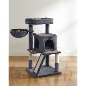 Meilleurs prix pour Feandrea Cat (18cm, Gris), Arbre  chat