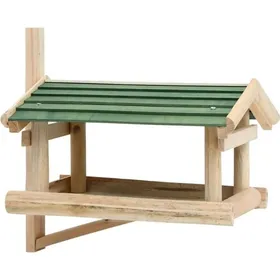 Comparer les prix de VAGUE Mangeoire à oiseaux Bois de sapin 35x295x21 cm #1