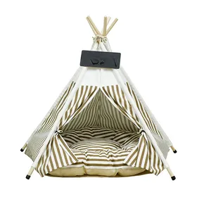 Meilleurs prix pour Tente pour animaux de compagnie, fournitures chaudes d'hiver pour animaux de compagnie, niche pour chien, maison pour chat, maison pour animaux de compagnie, niche pour chien amovible et lavable L (60 × 60 × 70cm)